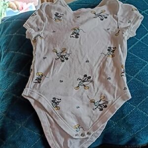 Disney Mickey Mouse Bodysuit - Cream and Yellow